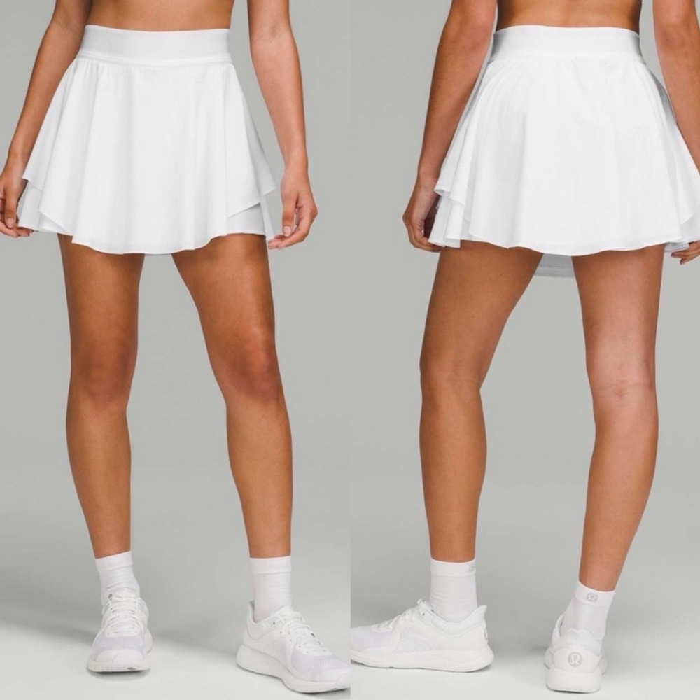 lululemon athletica White Layered Tennis Skort